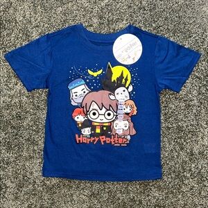 Harry Potter Navy Tee with Chibi Characters – Size 5/6 – NWT